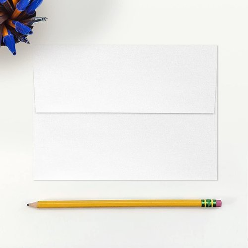 LUXPaper A7 Invitation Envelopes - Peel & Press Crystal Metallic | 5 1/4" x 7 1/4" | 80lb Text | 50 Pack