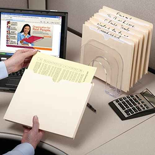 Smead File Jacket, Reinforced Straight-Cut Tab, 1-1/2" Expansion, Legal Size, Manila, 50 per Box (76540) (Pack of 1)