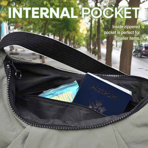 Nupouch Boho Purses for Women - Spacious Boho Purse in Water-Repellent Nylon, 17" x 15" Shoulder Bag for Laptop