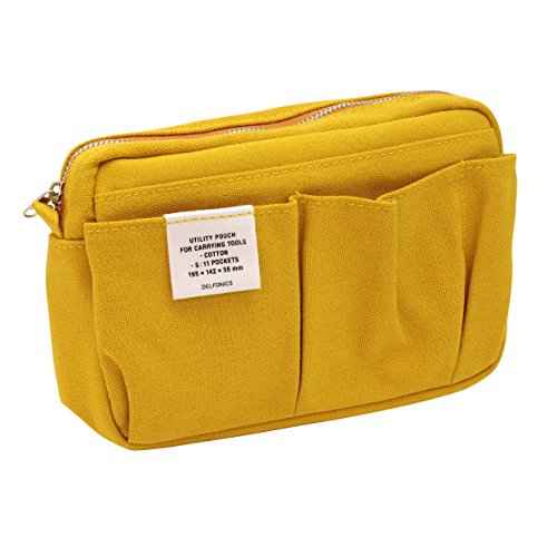 Delfonics Inner Carrying Case: 7.7 in. x 5-1/2 in. (Yellow) / small