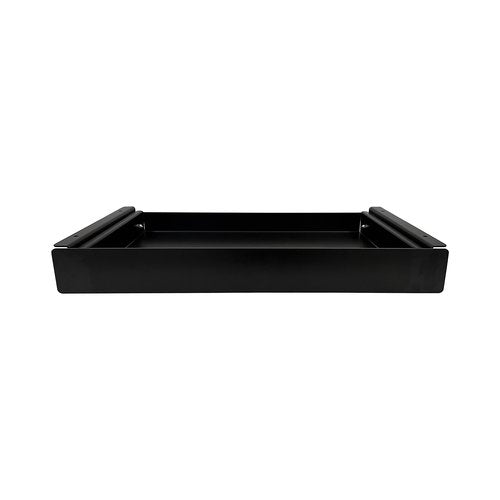 VWINDESK 19 inch Slim Under Desk Pull-Out Storage Office Mounted Sliding Metal Drawer for Standing Desk,Black