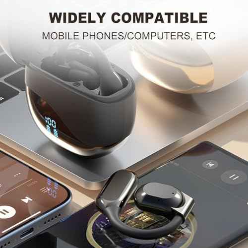 Translation Earbuds, Clear Sound 144 Languages Support V5.46 Translation Earpieces with Microphone for Travel (Black)