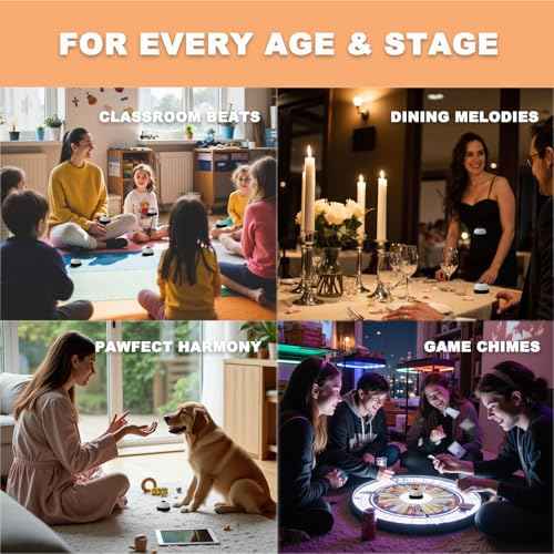 2 PCS Small Call Bell, 2.56 Inch Service Bell, Ring Bell for Service, Dinner Bell, Counter Bell, Desk Bell for Trivia Games, Bells for Dog Training