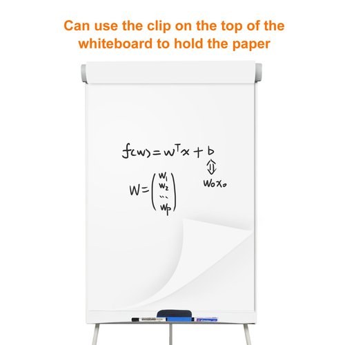 Magnetic Dry Erase Whiteboard Easel, 36 x 24 Inches Height Adjustable Stand White Board for School Classroom or Office or Teaching at Home
