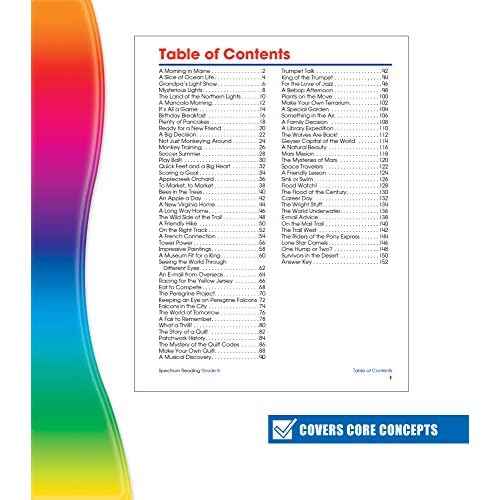 Spectrum Reading Comprehension 4th Grade Workbooks, Summarizing Nonfiction and Fiction Passages, Identifying Themes, and More, Classroom or Homeschool Curriculum