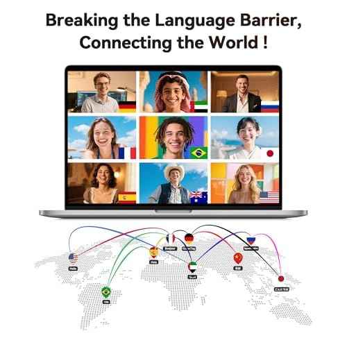 AI Translation Earbuds Real Time, 164 Languages & Accents, 4-in-1 Translator Earbuds Open Ear with 90H Playtime Audifonos Traductores Ingl?s Espa?ol Translation Headphones for Travel Business Meeting