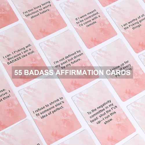 Badass Affirmation Cards ? Daily Motivational and Inspirational Gifts for Women