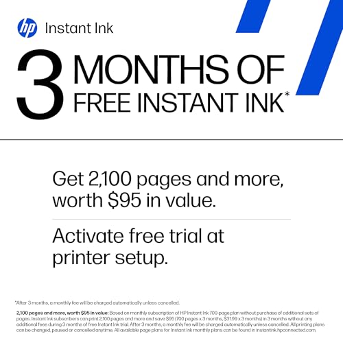 HP Envy Photo 7975 Wireless Color Inkjet Photo Printer - New Version, AI-Enabled, Home Use