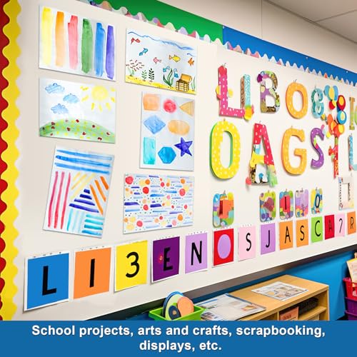 10 Pcs Poster Board 11.7 x 16.5 Inches White Poster Board Paper Bulk, ROOKEA 250 GSM Thickness Vision Board Blank Graphic Display Posterboards for Drawing Artwork School Arts Crafts Projects