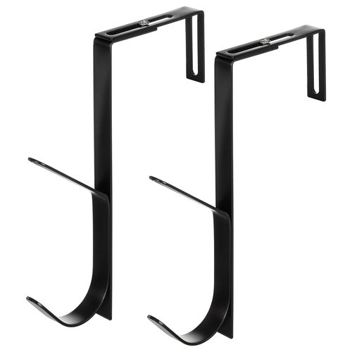 2 Pcs Adjustable Cubicle Hooks Thicker Double Cubicle Wall Hook Sturdy Iron Cubical Hook for Coats with Screwdriver for Office Bathroom Bedroom Adjusted Double Wall Hooks for Hanging Clothes Hat Towel