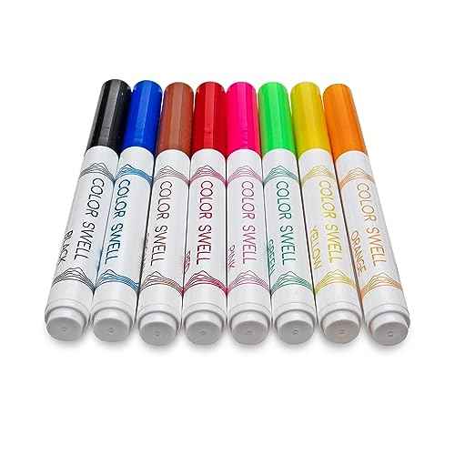 Color Swell Bulk Broad Line Markers, 288 per Pack, Skin Tone Colors, Non-Toxic Washable