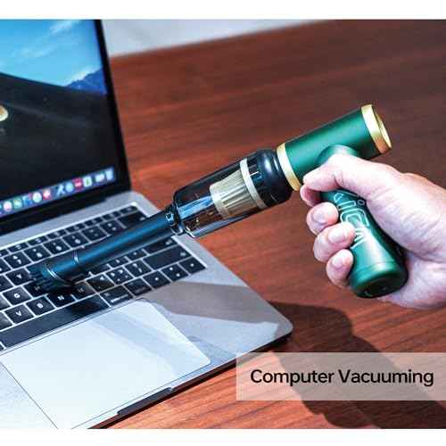 KiCA JetFan 2 Air Duster Vacuuming Accessories, Computer Vacuum Cleaner - for Keyboard Cleaning