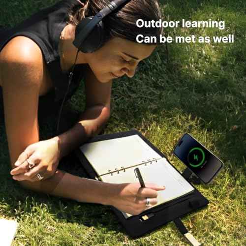 2026 Planner£¬Professional Notebook with Power Bank & 15W Wireless Charger£¬Travel Journal for Business Trips£¬Refillable Planner for Personal Organization£¬Leather Notebook for Women and Men