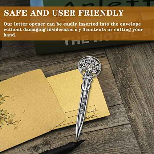 Letter Opener,Envelope Opener Letter Openers Envelope Slitter Mail Opener Envelopes Stationery for Package,Envelope,Paper Cut,Safe Mail Opener