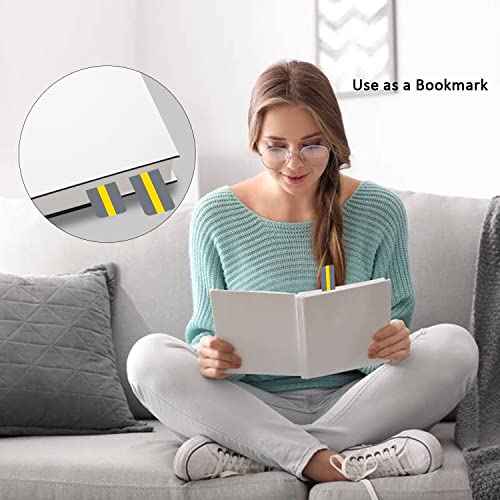 36 Pieces Guided Reading Strips Colored Yellow Overlay Highlight Bookmarks Reading Strips Help with Dyslexia for Crystal Children and Teacher Supply