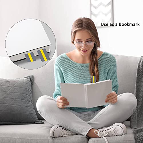 36 Pcs Yellow Guided Reading Strips for Kids and Students, 19 x 3.2 cm - Durable PVC Overlays