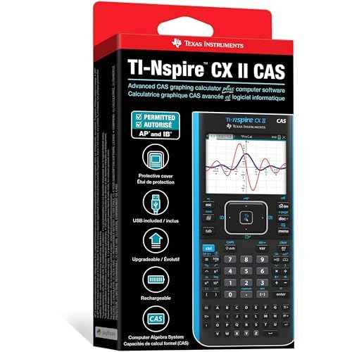 Texas Instruments TI-Nspire CX II CAS Color Graphing Calculator with Student Software (PC/Mac)