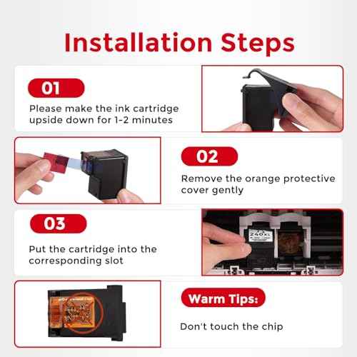 240XL 241XL Compatible Ink Cartridge Replacement for Canon Ink 240 241 Combo PG-240 CL-241 XL for MG3620 MG3600 TS5120 TS5100 MG2120 MG3520 MX472 MX452 MX512 Printer(Black, Tri-Color,2 Pack)