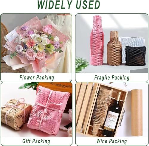 Besitek Honeycomb Packing Paper 12 x 200 ft - Bubble Wrap Alternative