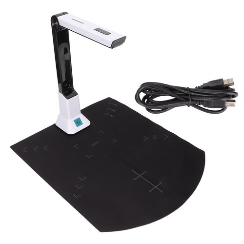 Document Scanner Camera, HD 8MP Portable Scanner, A4, Multi Language OCR USB Book Scanner, Real Time Projection, Video Recording for 2003, Vista SP1, 7, 8