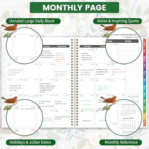 2026-2028 Monthly Planner/Calendar - 3 Year Monthly Planner 2026-2028, January 2026 - December 2028, 9" x 11", 3 Year Calendar 2026-2027-2028 with Colorful Tabs, Notes Pages, Inner Pocket