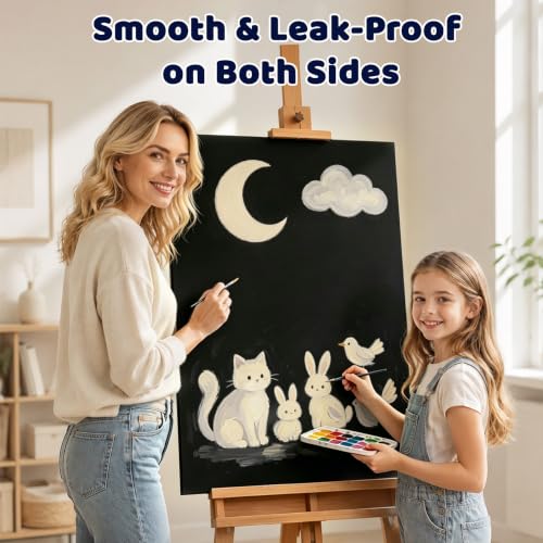 AKONEGE Black Foam Board 3 Pack 24x36 Inches Thick 6mm for Art & Craft Projects