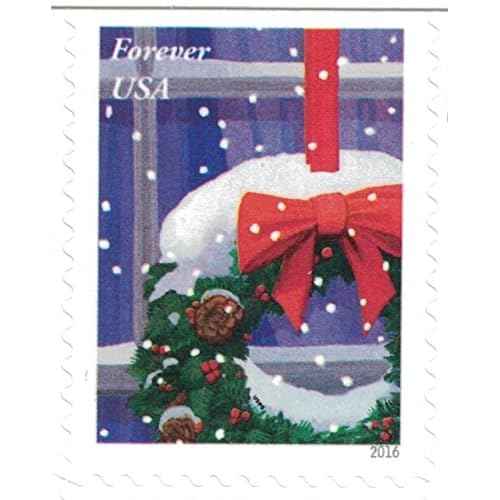 USPS Holiday Windows Forever Stamps Book of 20 - Scott 5145-5148