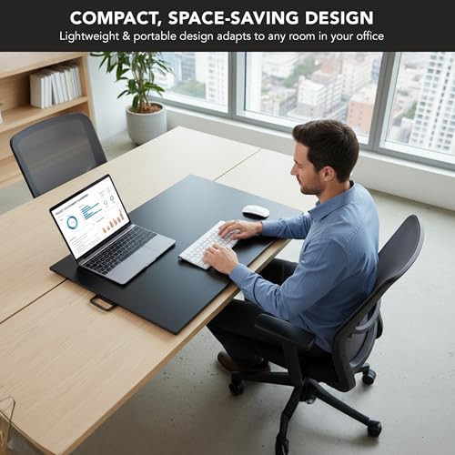 Black Mount-It! Standing Desk Converter 32x22 Inch Sit-Stand Sit-Stand Desk Riser