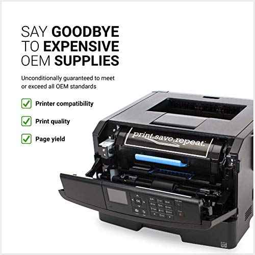 Print.Save.Repeat. Lexmark 801SK Black Remanufactured Toner Cartridge for CX310, CX410, CX510 Laser Printer [2,500 Pages]