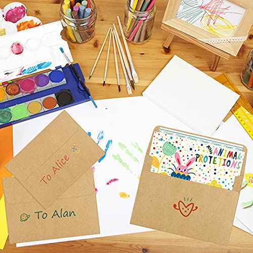 Eupako A2 White Paper Envelopes 250 Pack 4.375x5.75" Invitation Envelopes Self Seal for RSVP, Wedding, Thank you Notes, Greeting Cards, Photos, Announcements