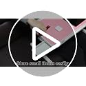 HETTHI Pink Adjustable Laptop Bed Tray Table with Drawer, Portable & Foldable