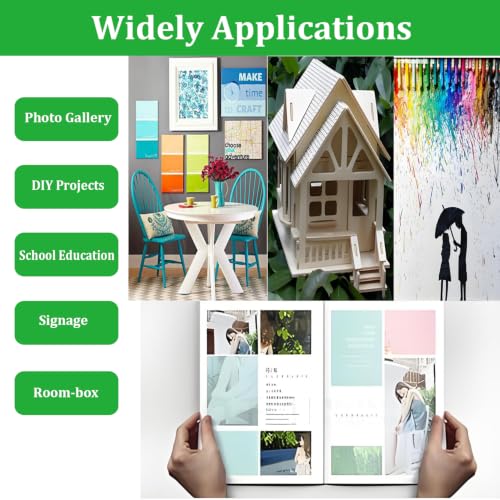 Yision 8x10 Inch White Foam Boards 30 Pack - Double-Sided Craft Foam Core Sheets