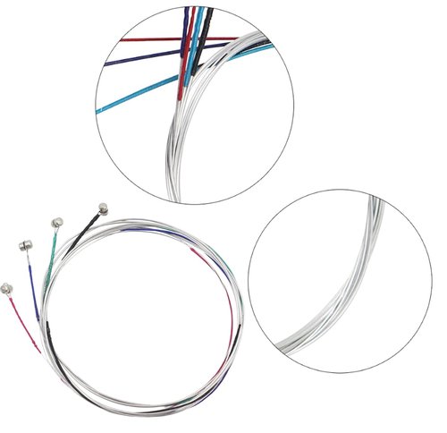 Lykos 2 Pack Full Set Violin Strings G-D-A-E Universal Violin Strings For 4/4 3/4 1/2 1/4 Violins Stainless Core and Almag Wound Premium Quality for All Levels
