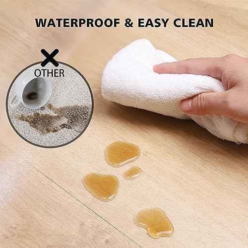 Clear Chair Mat, 3'¡¿5'Floor Mats for Home, Durable Non-Slip Hard Floor Protector, PVC Waterproof Floor Protetor for Kitchen, Bedroom, Pet Litter Mat