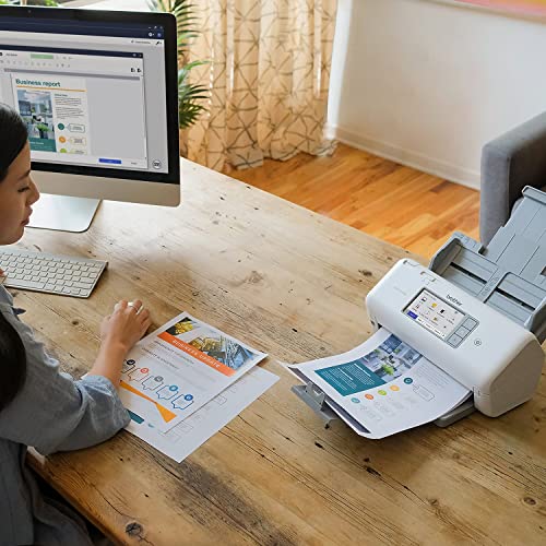Brother ADS-4700W Professional Duplex Wireless Desktop Scanner with 4.3" Touchscreen - New Larger Display