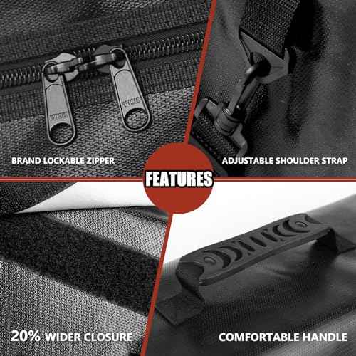 ROLOWAY Large Fireproof Bag 5200¢µ Heat Insulated (17 x 12 x 5.8 inches), Fireproof Document Bag for Cash Safe and Document Safe