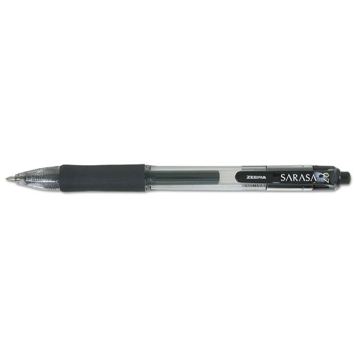 Zebra Pen Sarasa Dry X20 Retractable Gel Pens, 0.7mm Medium Point, Black Ink with Rapid Dry Ink Technology, Ideal for Office Supplies and School Supplies, 36-Pack (46136)
