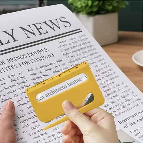 Mini Letter Opener - 3 Pcs Durable Plastic Envelope Opener with Magnifier and Ruler - Manual Envelope Slitter for Home Office and School