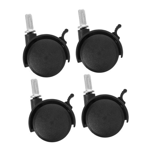 VILLFUL Replacement Caster Wheels for Furniture 4pcs Rolling Wheels Brake for Cart