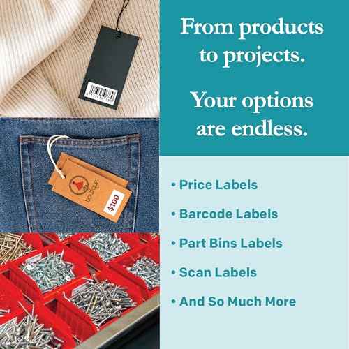 Premium Label Supply White Sticker Barcode Labels ? 1" x 0.5" ? Laser/Inkjet Compatible ? (160 per Sheet), 25 Sheets ? 4,000 Total Adhesive Labels