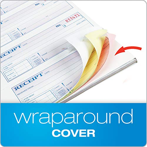 Adams 7-5/8 x 10-7/8" Money & Rent Receipt Books, 3-Part Carbonless, 100 Sets/Book, 5 Books/Pack