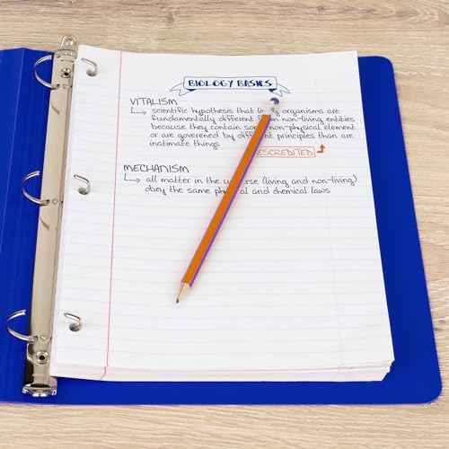 Mead Loose Leaf Paper, Wide Ruled Filler Notebook Paper, 8" x 10-1/2", 200 Sheets, Fits 3-Ring Binder (15200)