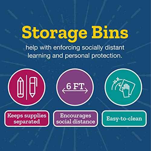 Really Good Stuff Durable Book and Binder Holder - 4 Pack, Black Color, 5.5? x 12.5? x 7.5?, Classroom Organization, Storage Solution, Sturdy and Versatile