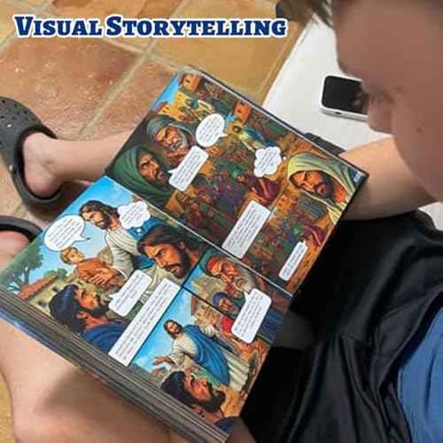 The Comic Bible for All Ages, New Full-Color Illustrated Bible Comic Book, from Genesis to Revelation with Complete, Christian Gift (Full Testament Edition)