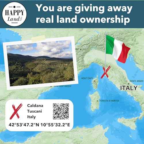 happylandgifts¢ç Piece of Tuscany (Italy) | Gift Box with Certificate | Italian Gift Ideas