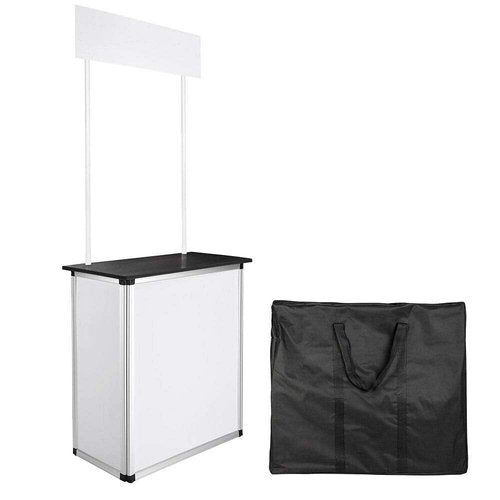 AMPERSAND SHOPS Multipurpose Portable Customizable Ticket Booth Trade Show Convention Promotional Demonstration Display Counter