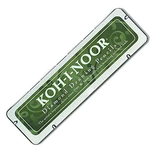 Koh-I-Noor Mechanical Pencils (Set of 6), Green/Red/Yellow