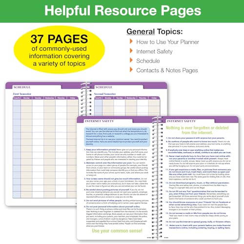 Global Datebooks 2026-2027 Student Planner 5.5 x 8.5 Doodles Edition