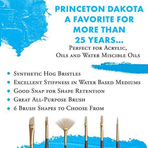 Princeton Dakota Paintbrush, Dark Brown