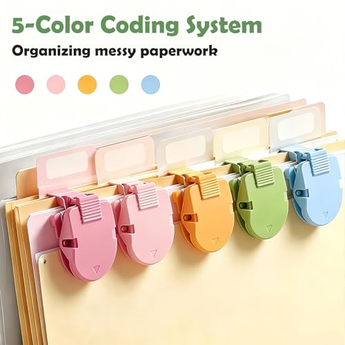 30 Pcs Colorful Plastic Cubicle Wall Clips for Office & Fabric Walls